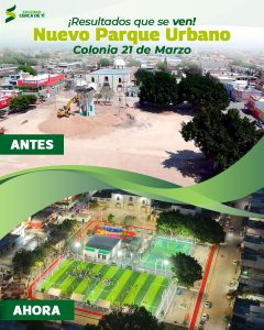 “ESTAMOS PALPANDO EL CAMBIO EN SOLEDAD”: VECINAS DE LA COLONIA 21 DE MARZO AL ESTRENAR PARQUE URBANO